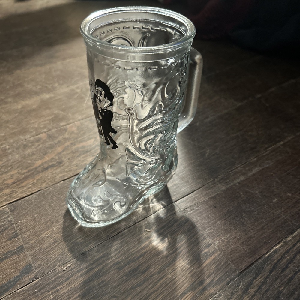 Boots Randolph Jazz Musician Boot Shaped Drinking Mug Beer Glass 6 Inch Tall